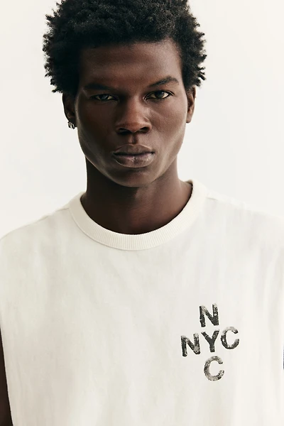 Camisole imprimée coupe ample