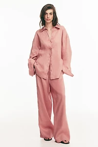 Oversized Linen Shirt