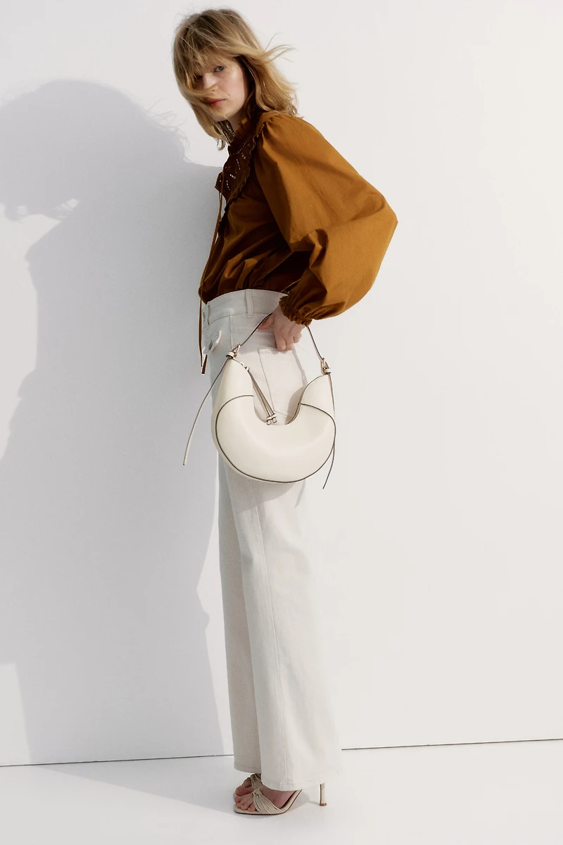 Jean évasé taille haute