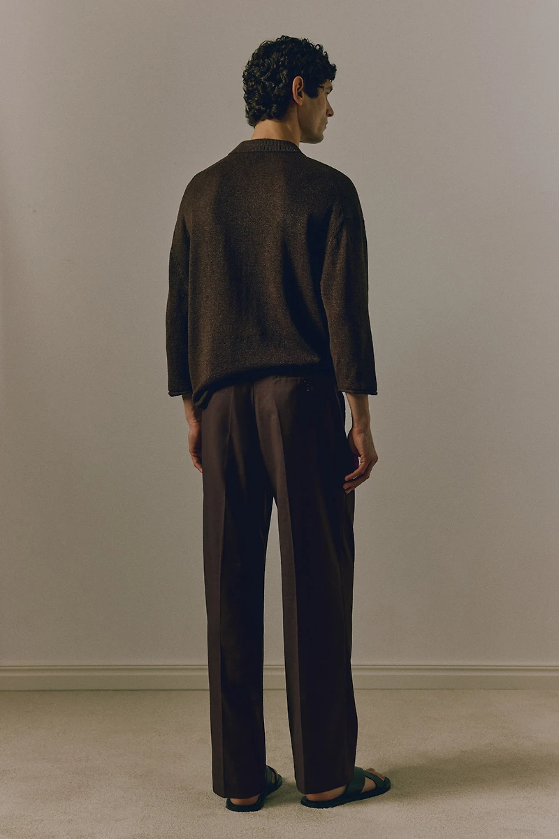 Relaxed-Fit Suit Pants