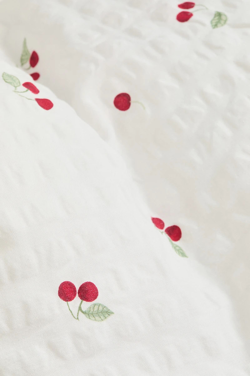Seersucker Duvet Cover Set