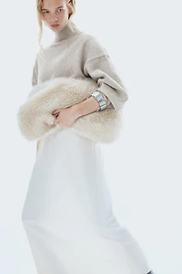 Oversized Mock-Turtleneck Sweater