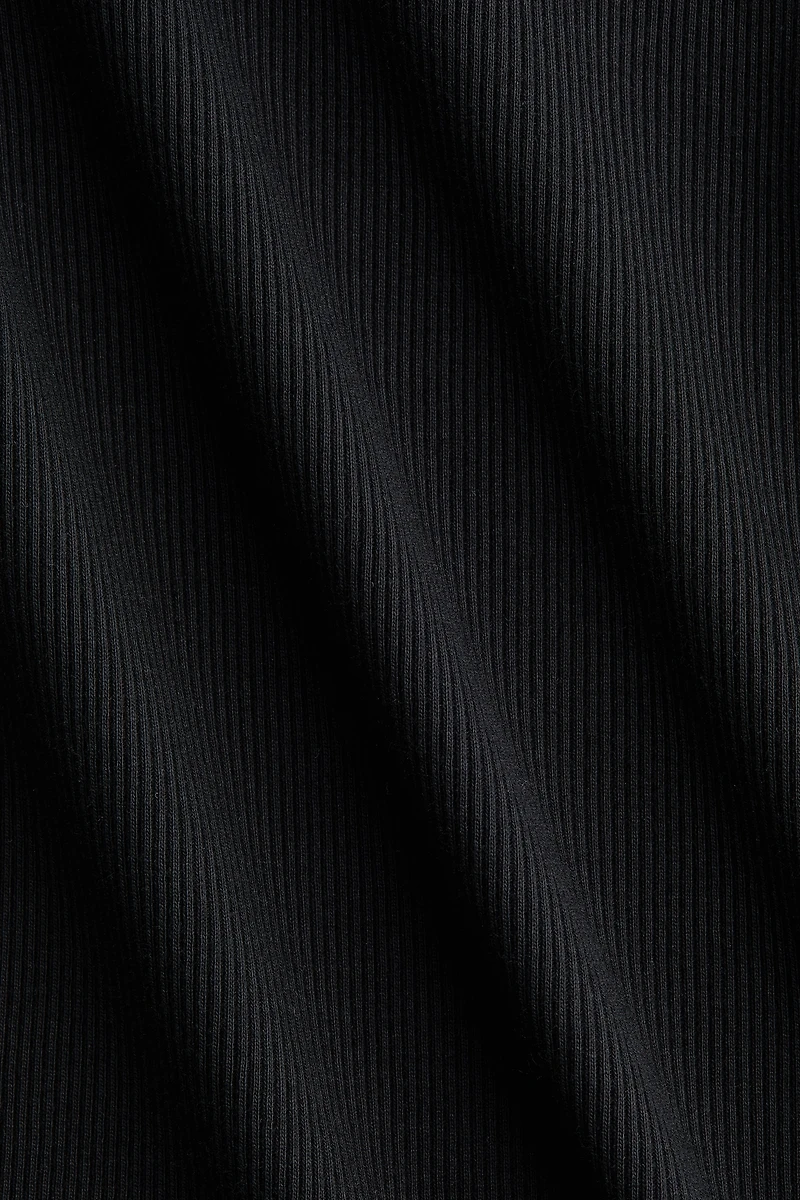 Ribbed Cotton Tank Top