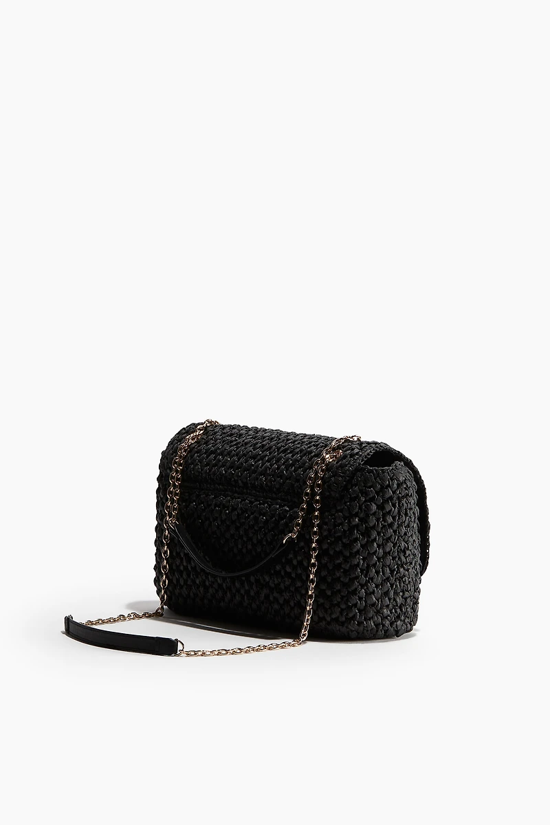 Sac bandoulière en paille