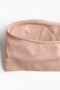 Soutien-gorge bandeau coussiné sans coutures