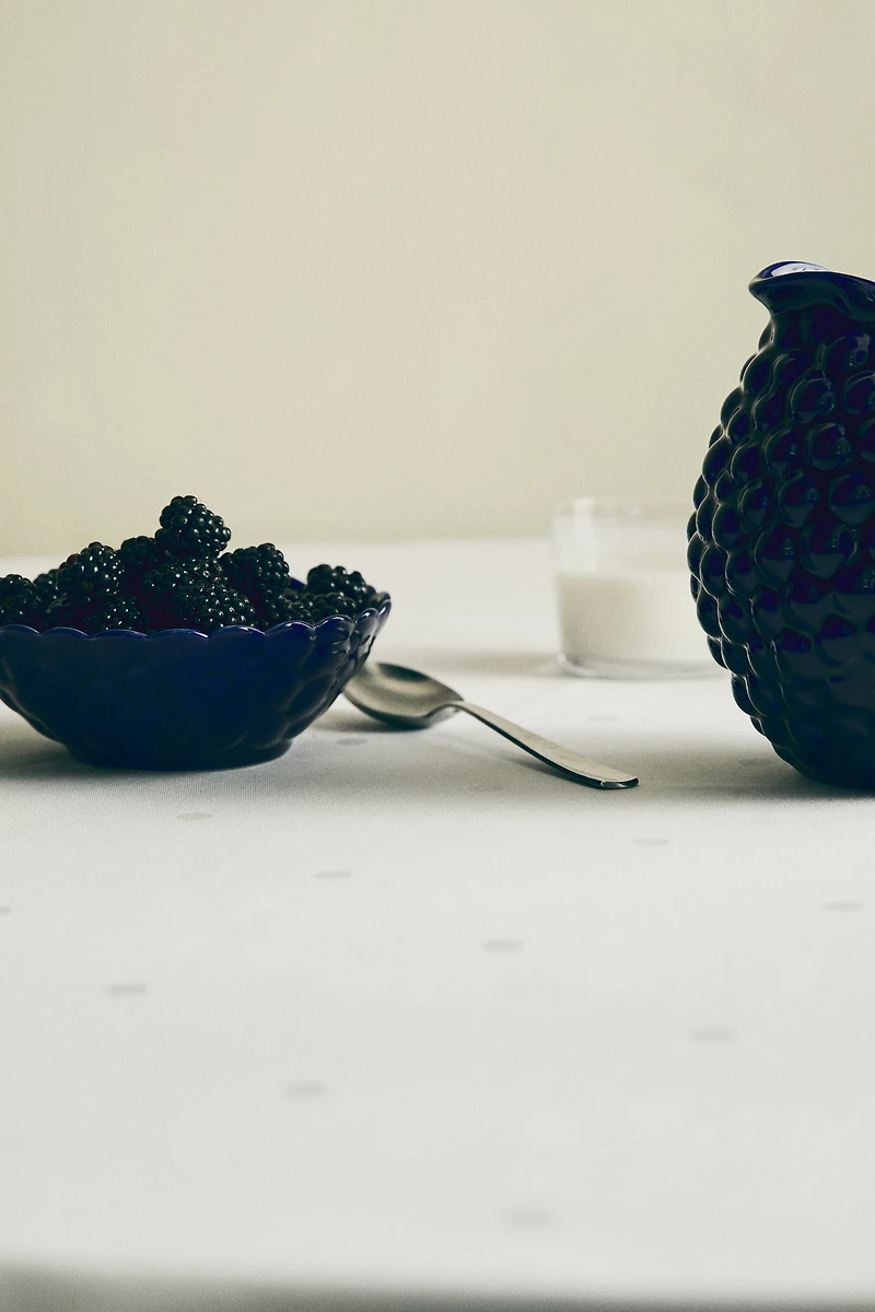 Petit bol de service figuratif en grès cérame