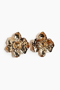 Flower-shaped earrings