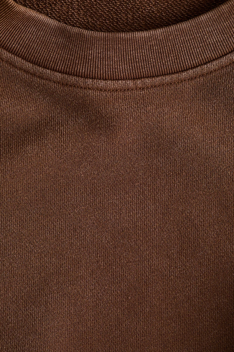 Washed-Look Sweatshirt