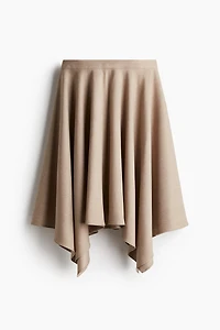 Jupe avec bas asymétrique