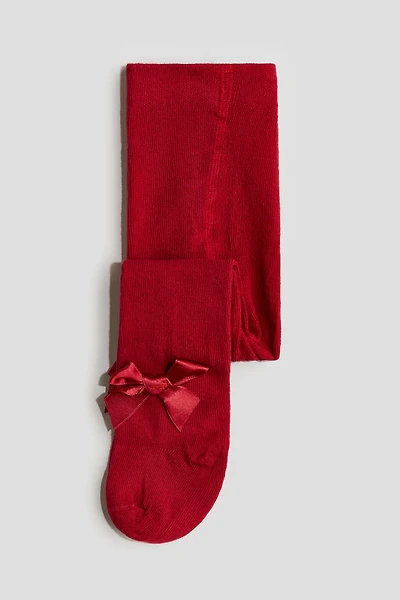 Bow-detail Tights