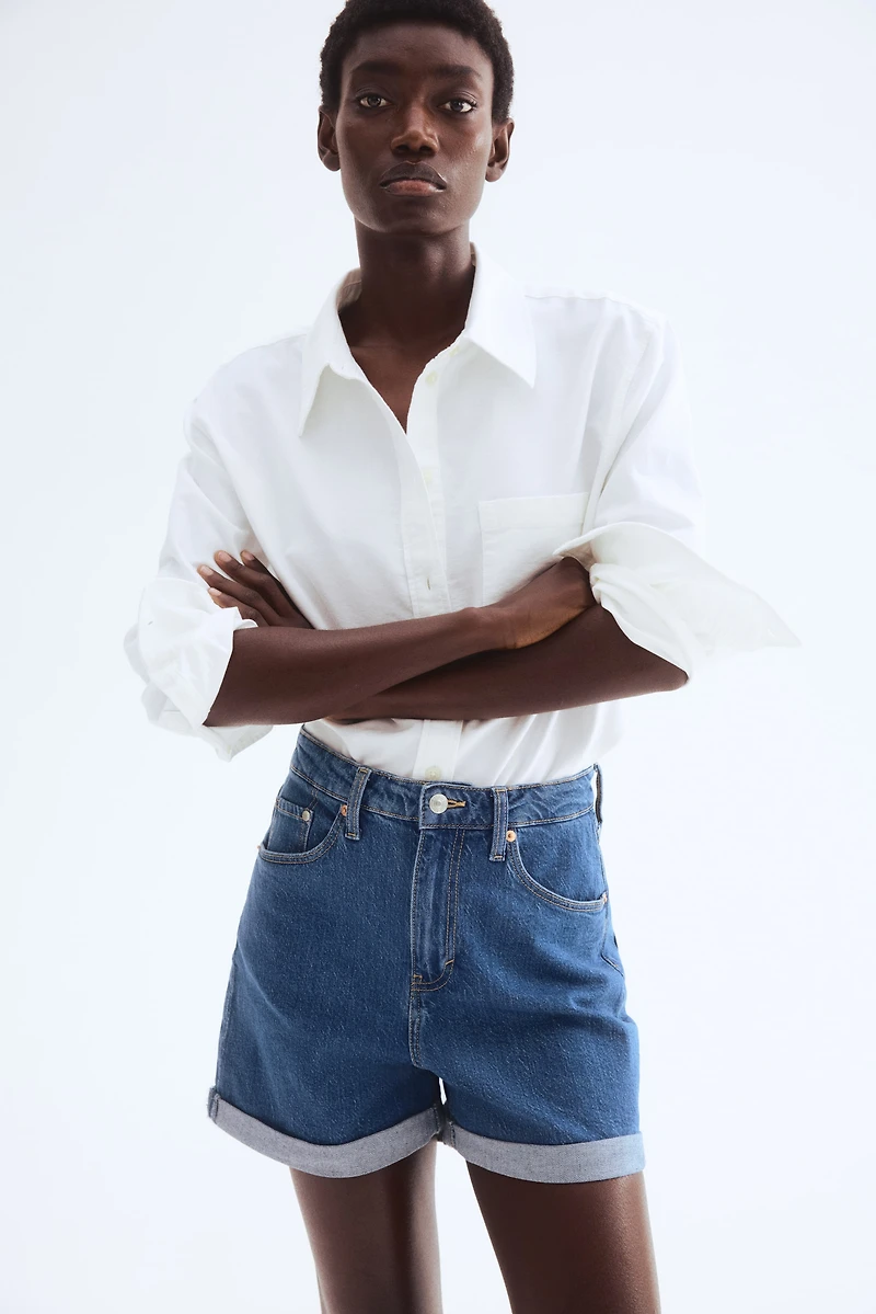 Mom Ultra High Denim shorts