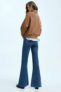 Jean évasé taille haute