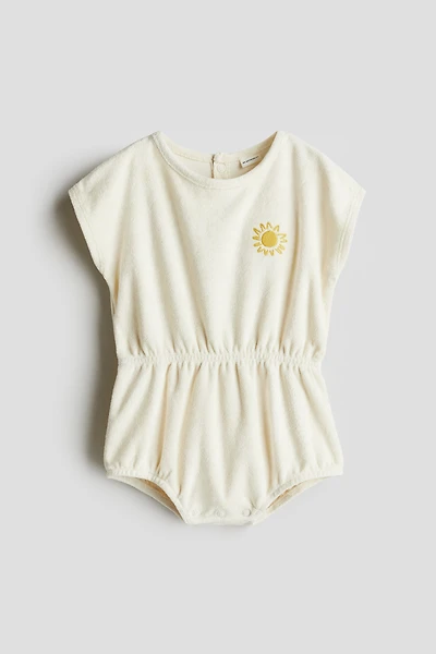 Terry romper suit