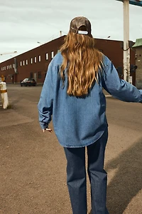 Chemise ample en denim