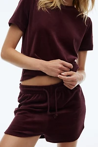 Velour Shorts