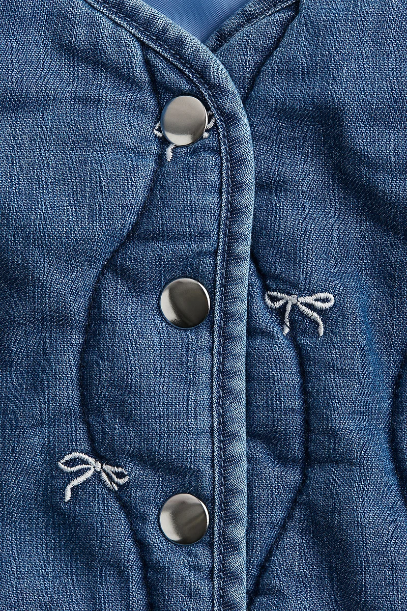 Veste matelassée en denim