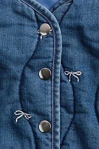 Veste matelassée en denim
