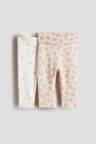 2-pack Cotton Jersey Leggings