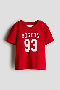 T-Shirt with Printed Motif