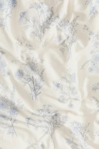 Cotton Sateen Twin Duvet Cover Set