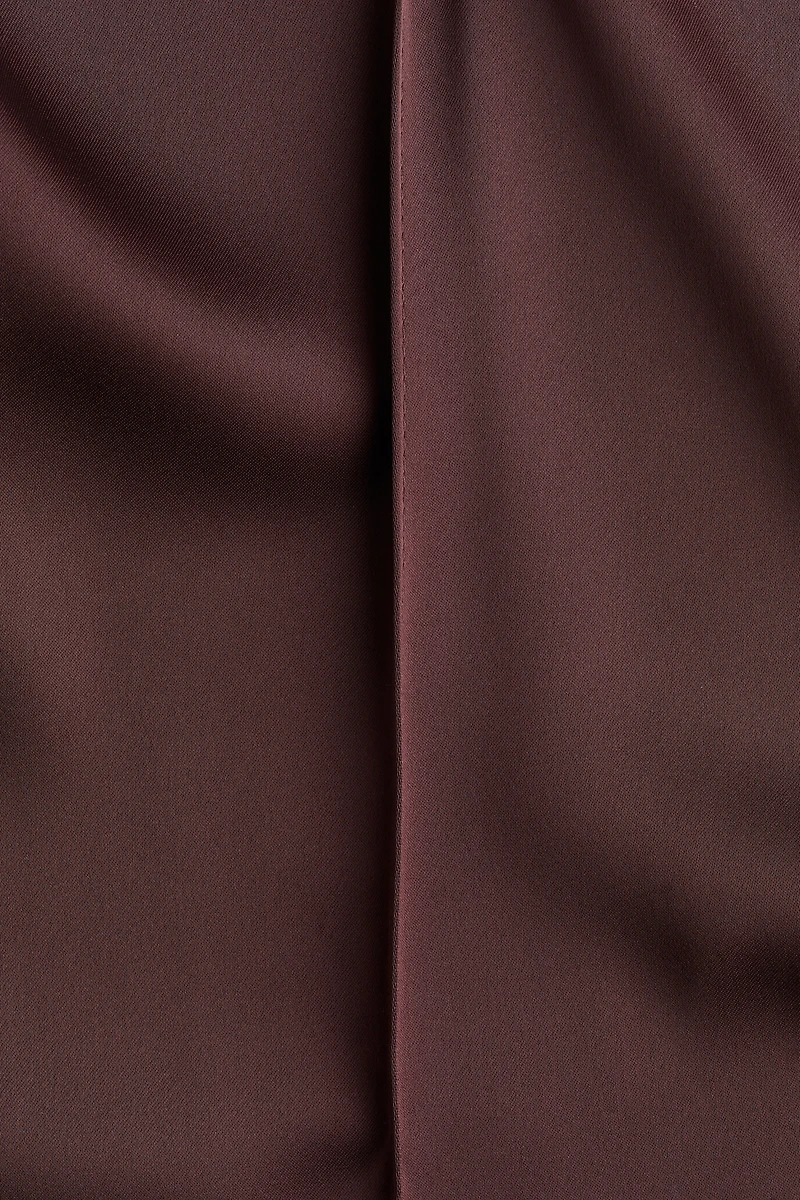 Wide Crease-Detail Pants