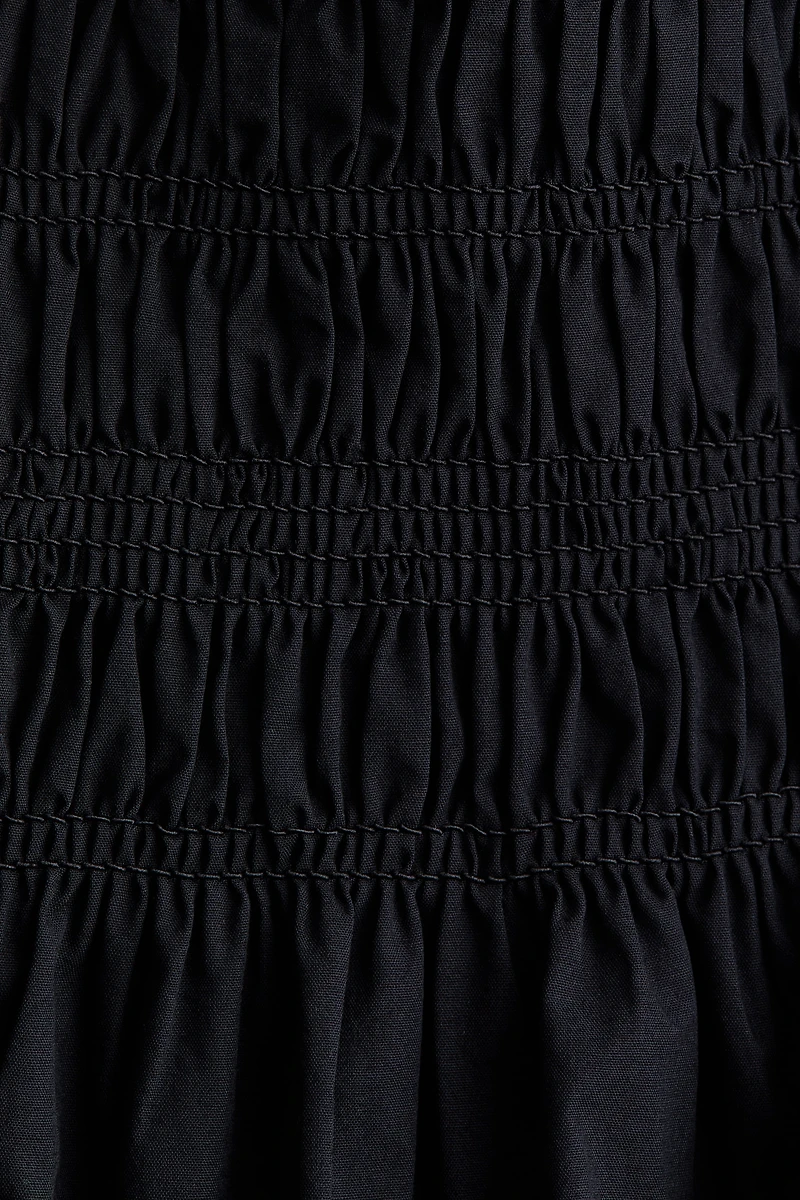 Smocked Cotton Dress