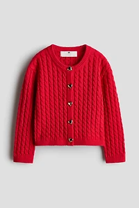 Cable-Knit Cardigan