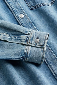 Regular Fit Denim Overshirt