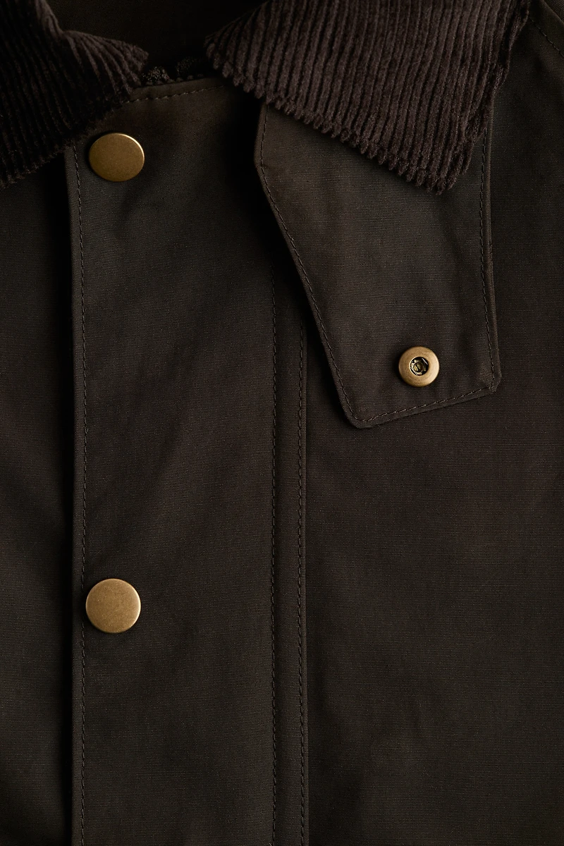 Veste en coton ciré