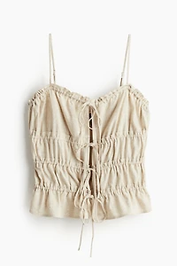 Drawstring-detail Camisole Top