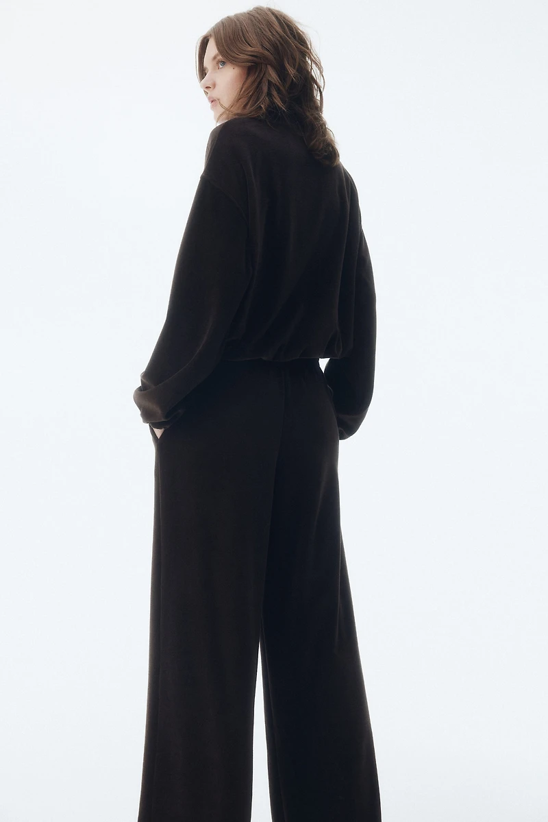 Velour Pull-On Pants