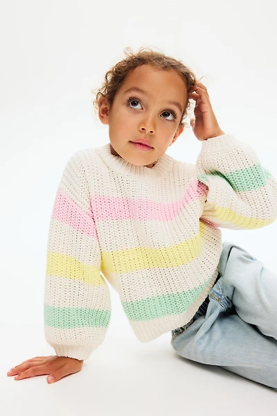 Chenille-Knit Sweater