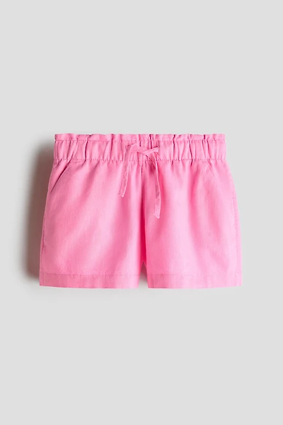 Linen-blend Shorts