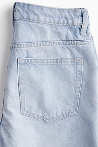High Denim Shorts