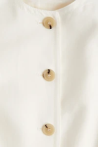 Linen-Blend Jacket