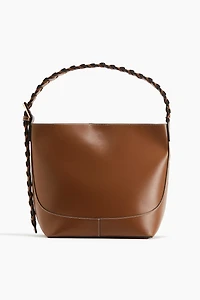 Braided-Strap Shoulder Bag