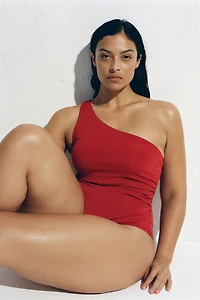 Light Shape One-Shoulder Swimsuit
