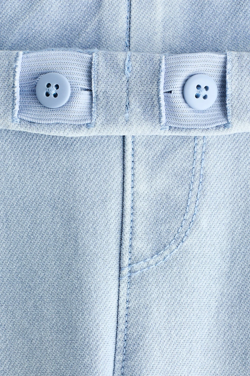 Denim-Look Flared Jeggings