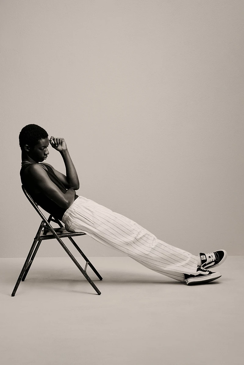 Loose Fit Twill Pants