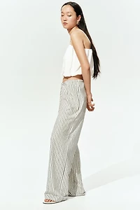 Straight-Leg Drawstring Pants
