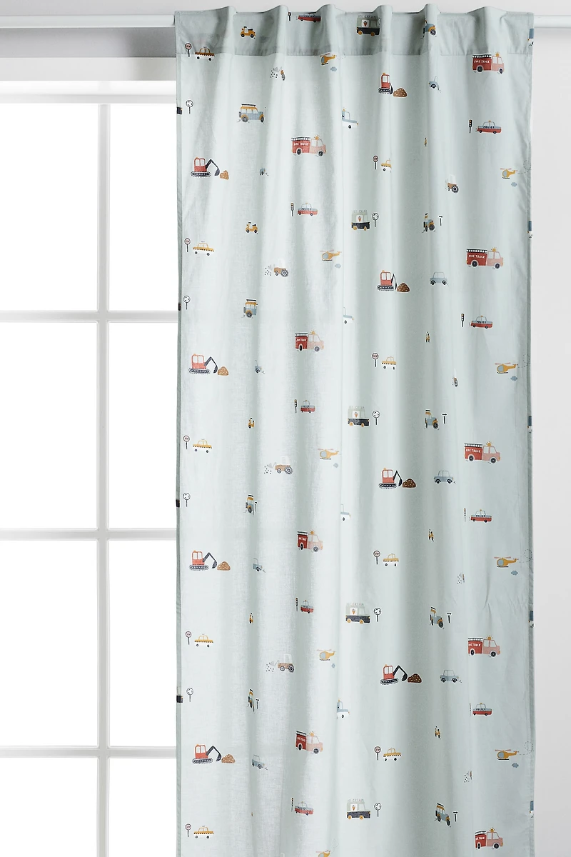 2-pack Patterned Cotton Curtains