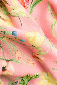 Pleated Viscose Skirt