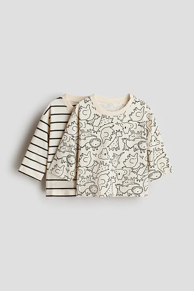 Lot de 2 T-shirts imprimés