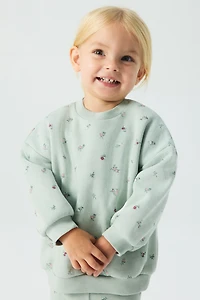 Printed Brushed-Inside Sweatshirt