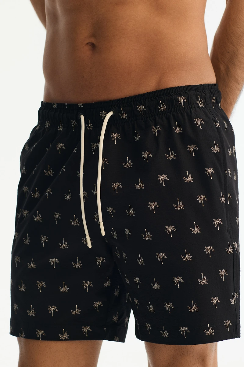 Seersucker Swim Shorts