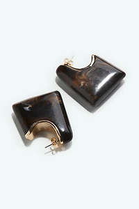 Boucles d'oreilles épaisses
