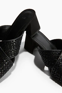 Textured Mules