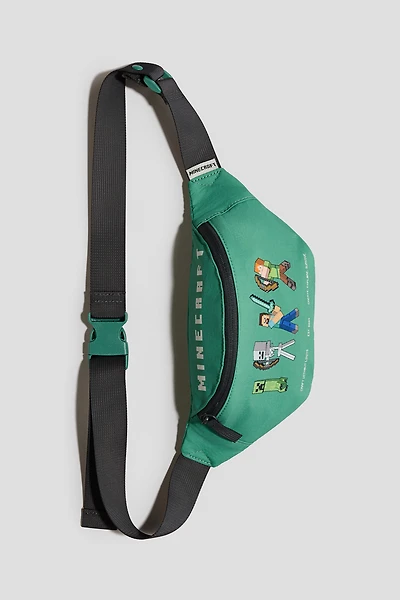 Crossbody Bag with Printed Motif