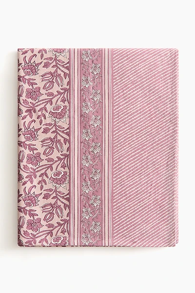 Patterned Cotton Tablecloth