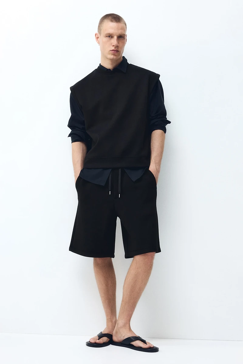 Relaxed-Fit Scuba Shorts